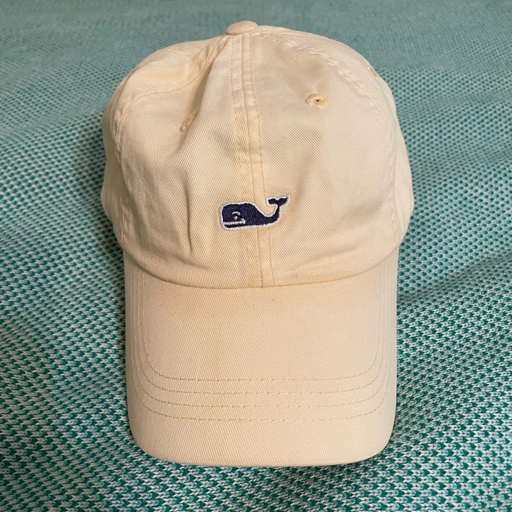 Vineyard Vines light yellow ball cap